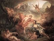 Francois Boucher ) Apollo Revealing his Divinity to the Shepherdess oil painting artist